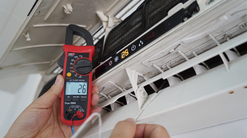 Ứng dụng đo nhiệt độ điều hòa với UNI-T UT204F
